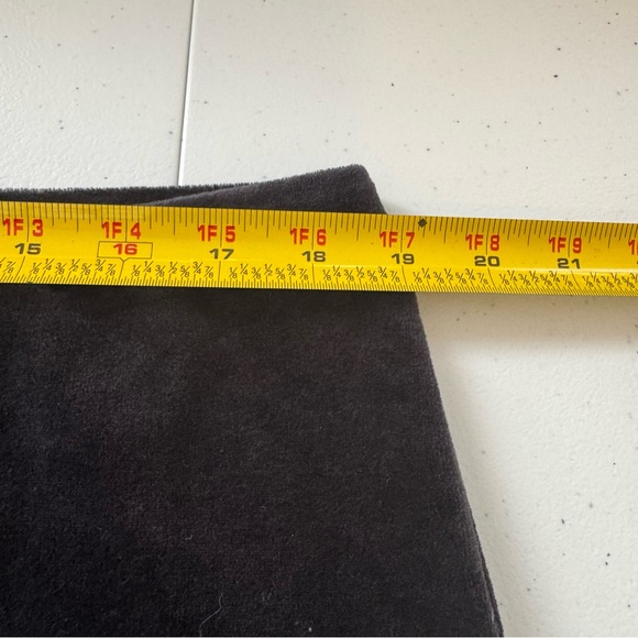 J. Jill Pure Jill Black Velour Pima Cotton Modal‎ Pull On Lounge Pants Sz Large - Picture 5 of 9